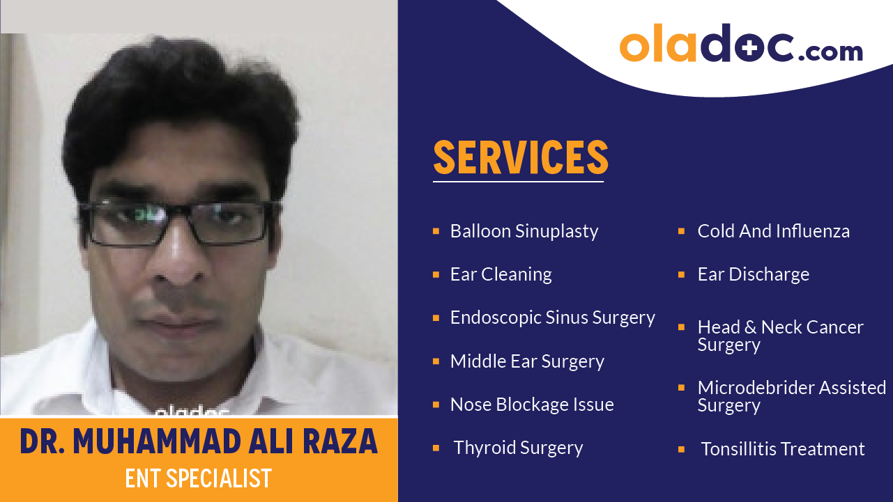 Services provided by Dr.Muhammad Ali Raza